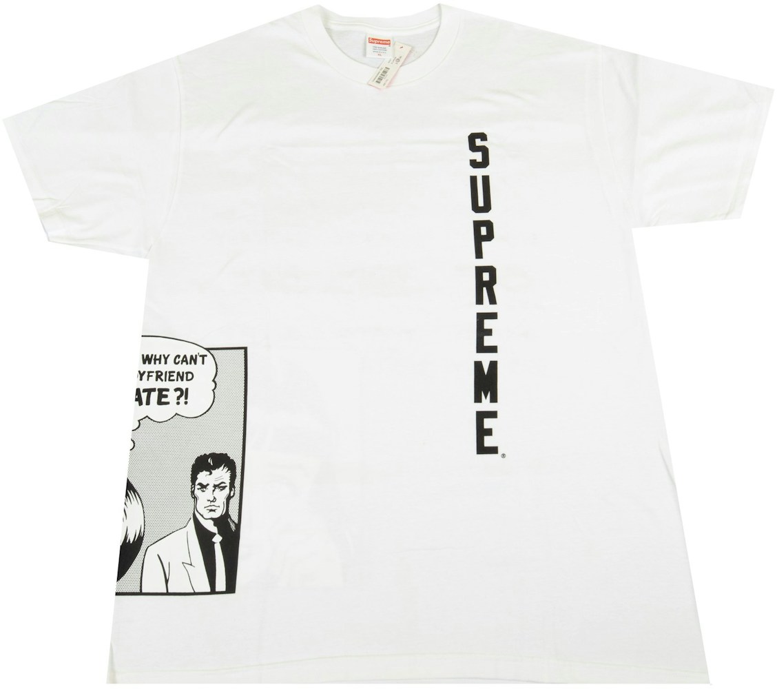 Supreme Thrasher Boyfriend Tee White Ss17 Supreme Thrasher Boyfriend Tee White Ss17