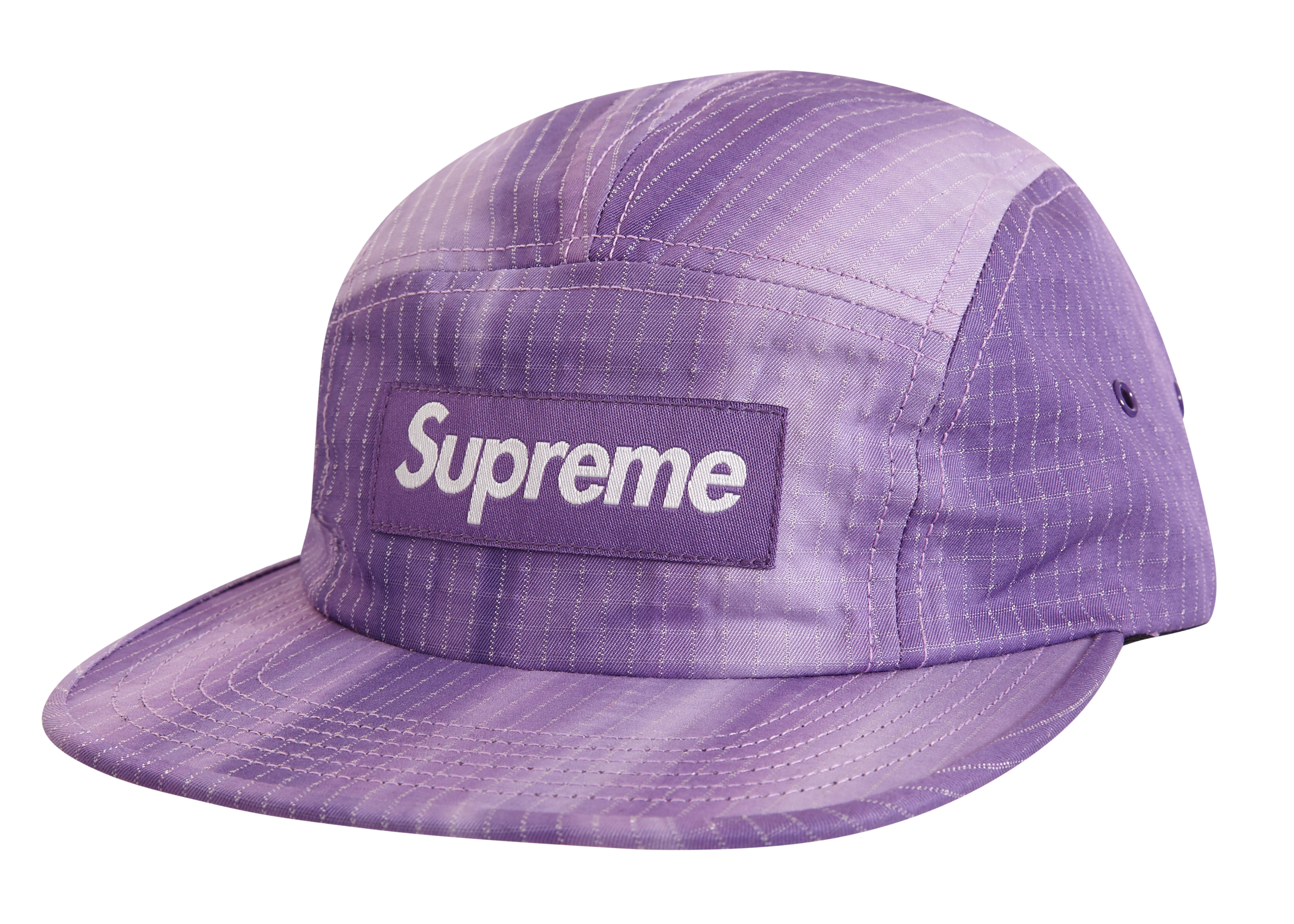 Supreme Tie Dye Ripstop Camp Cap Light-Purple