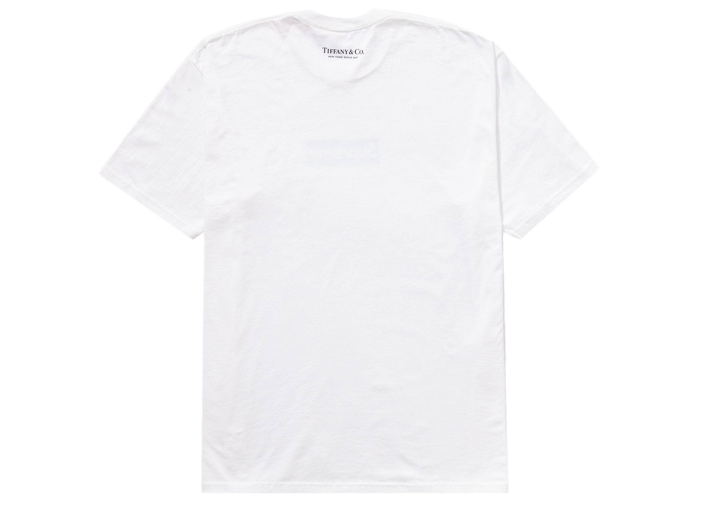 シュプリーム × ティファニー ボックスロゴ Tシャツ ホワイト メンズ ...