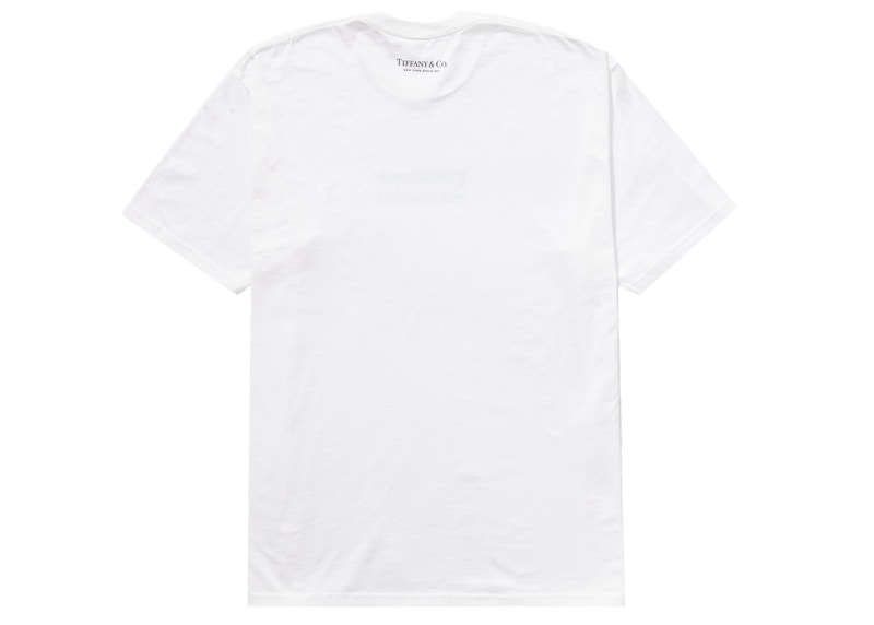 Supreme Tiffany & Co. Box Logo Tee White Men's - FW21 - GB