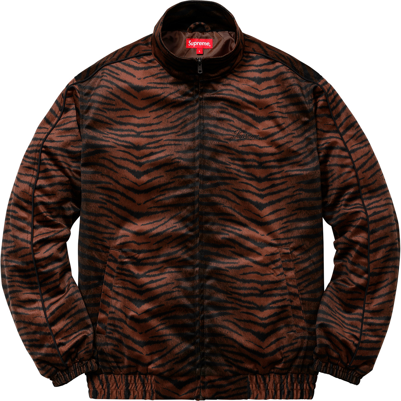 Supreme Stripe Puffer Jacket Black - SS23 Men's - US
