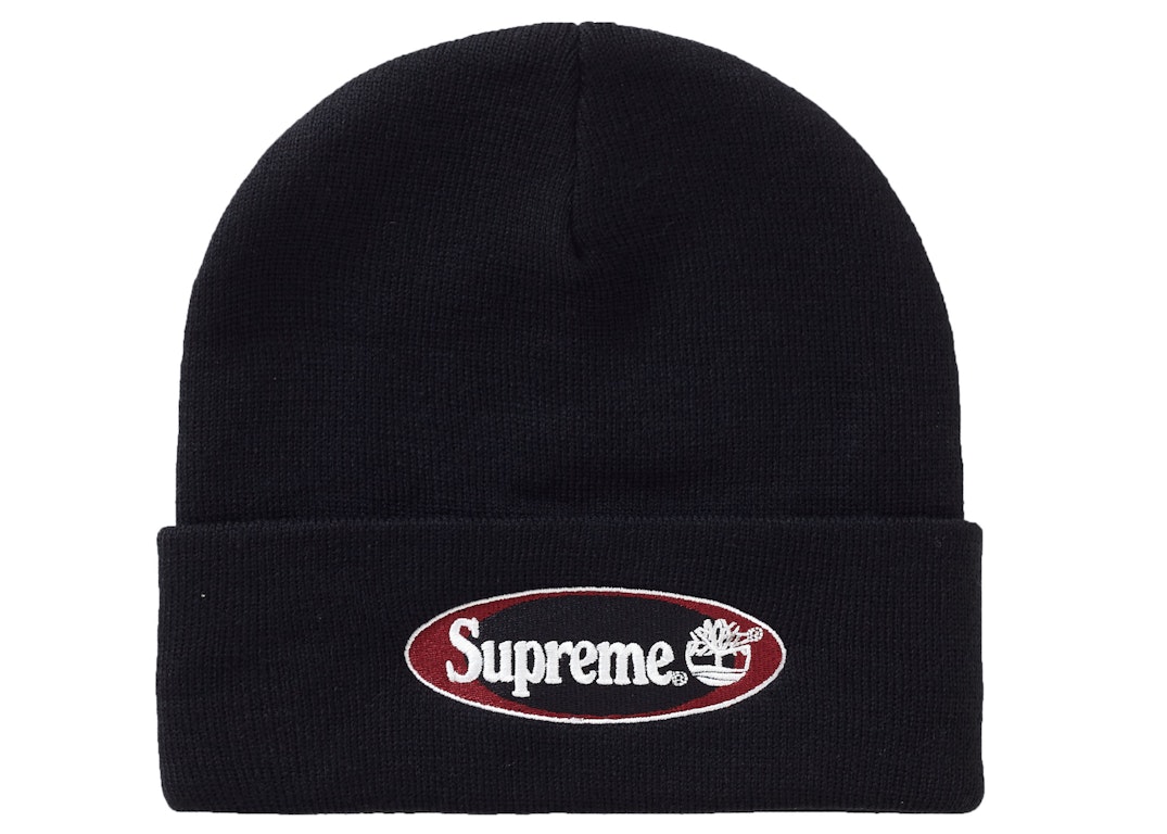Pre-owned Supreme Timberland Beanie (ss21) Black