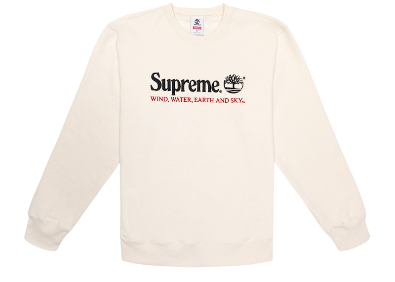 Supreme Timberland Crewneck Natural - SS20 Men's - US