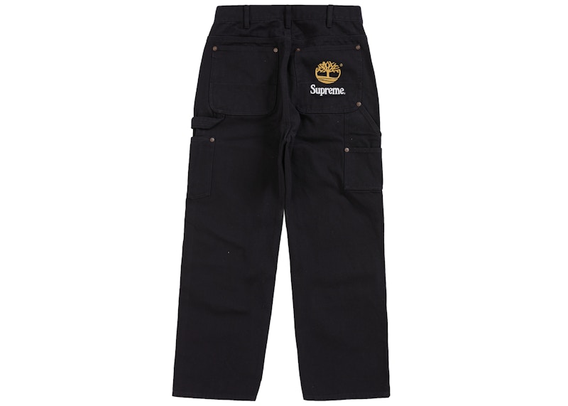 Supreme Timberland Double Knee Painter Pant Black Men's - SS21 - GB