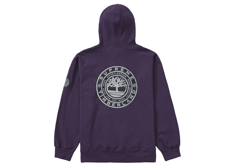 Supreme Timberland Hooded Sweatshirt Dusty Purple