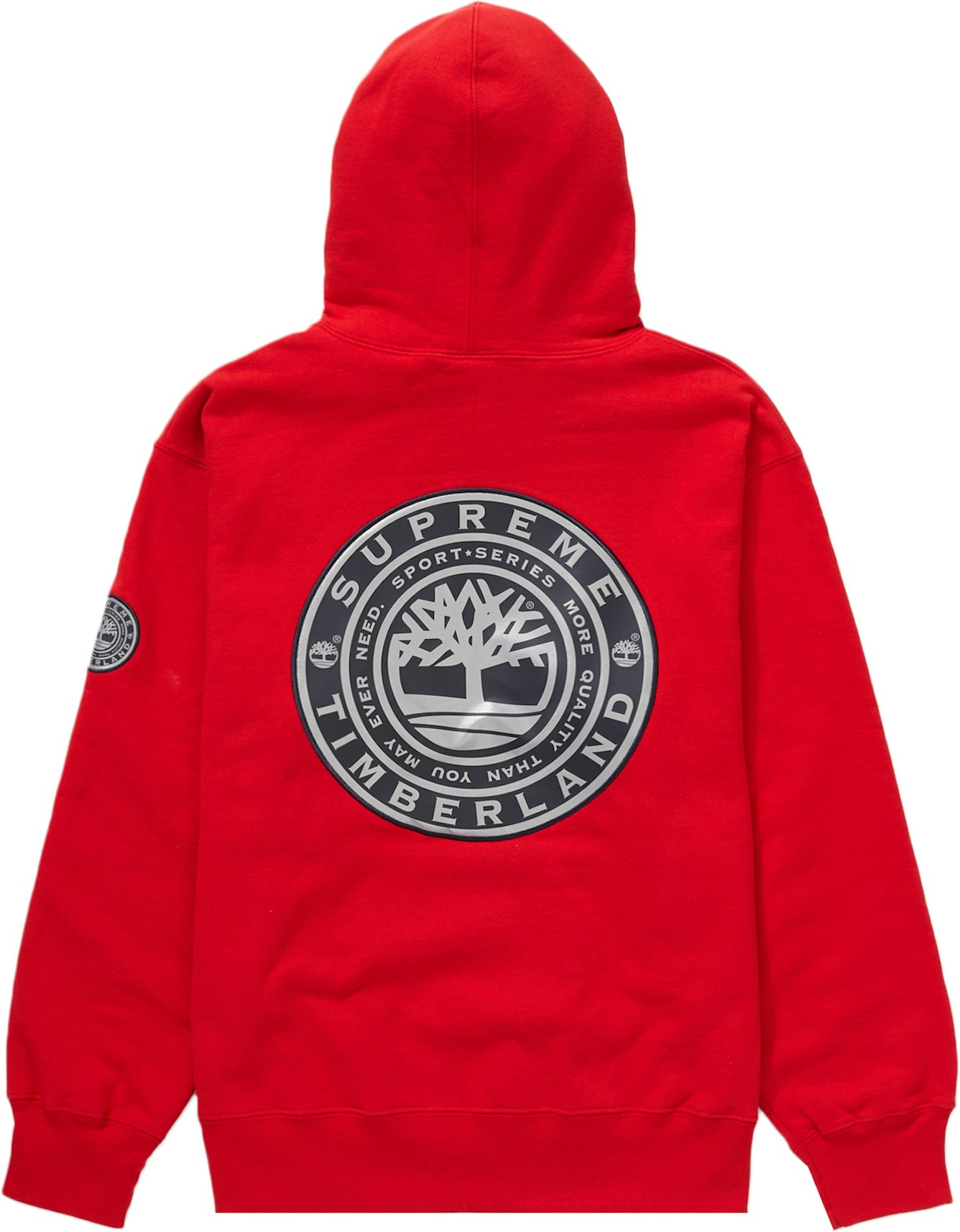Bestuurbaar Absurd Opvoeding Supreme Timberland Hooded Sweatshirt Red - FW21 Men's - US