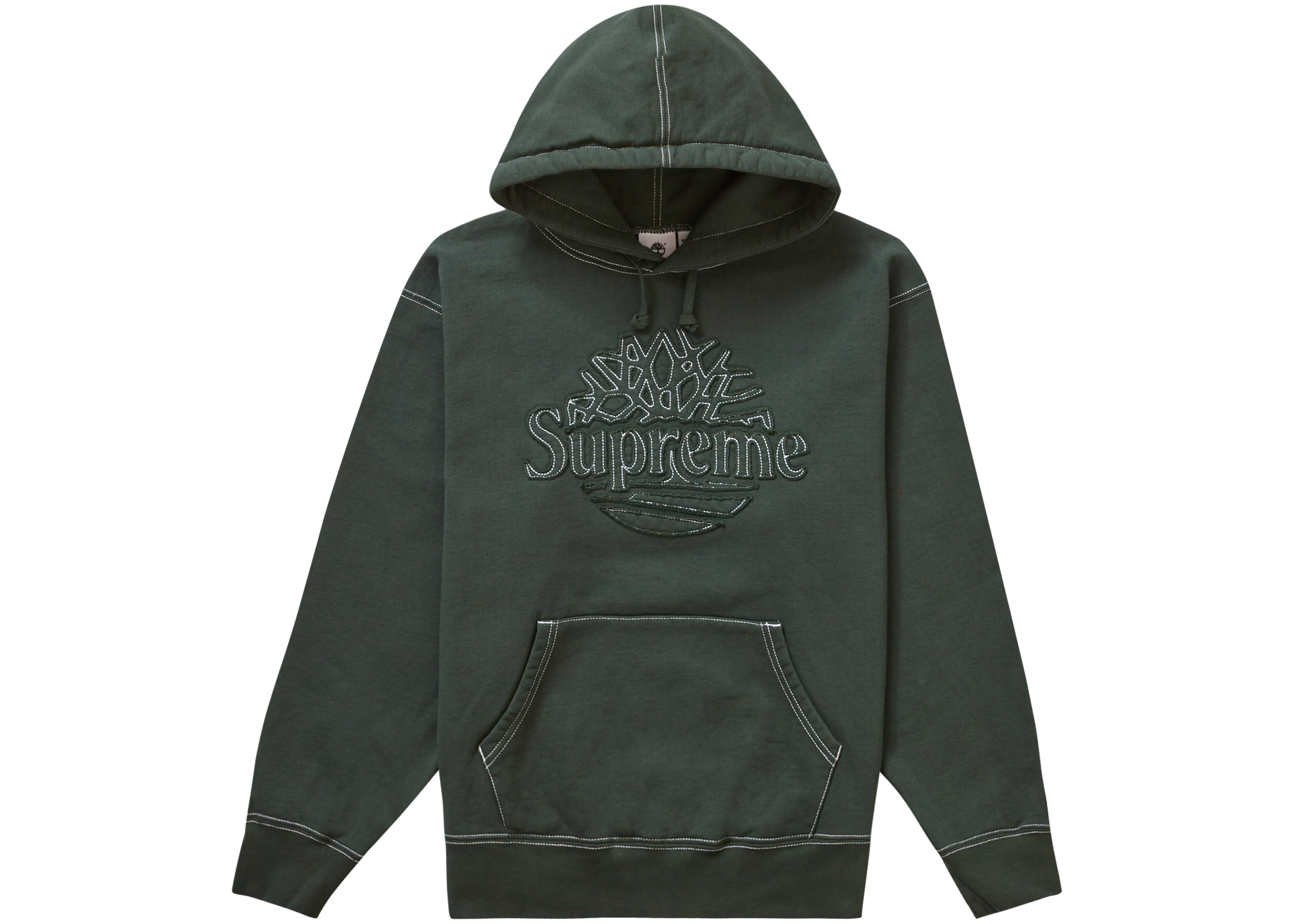 Supreme Timberland Hooded Sweatshirt (SS23) Black Men's - SS23 - US
