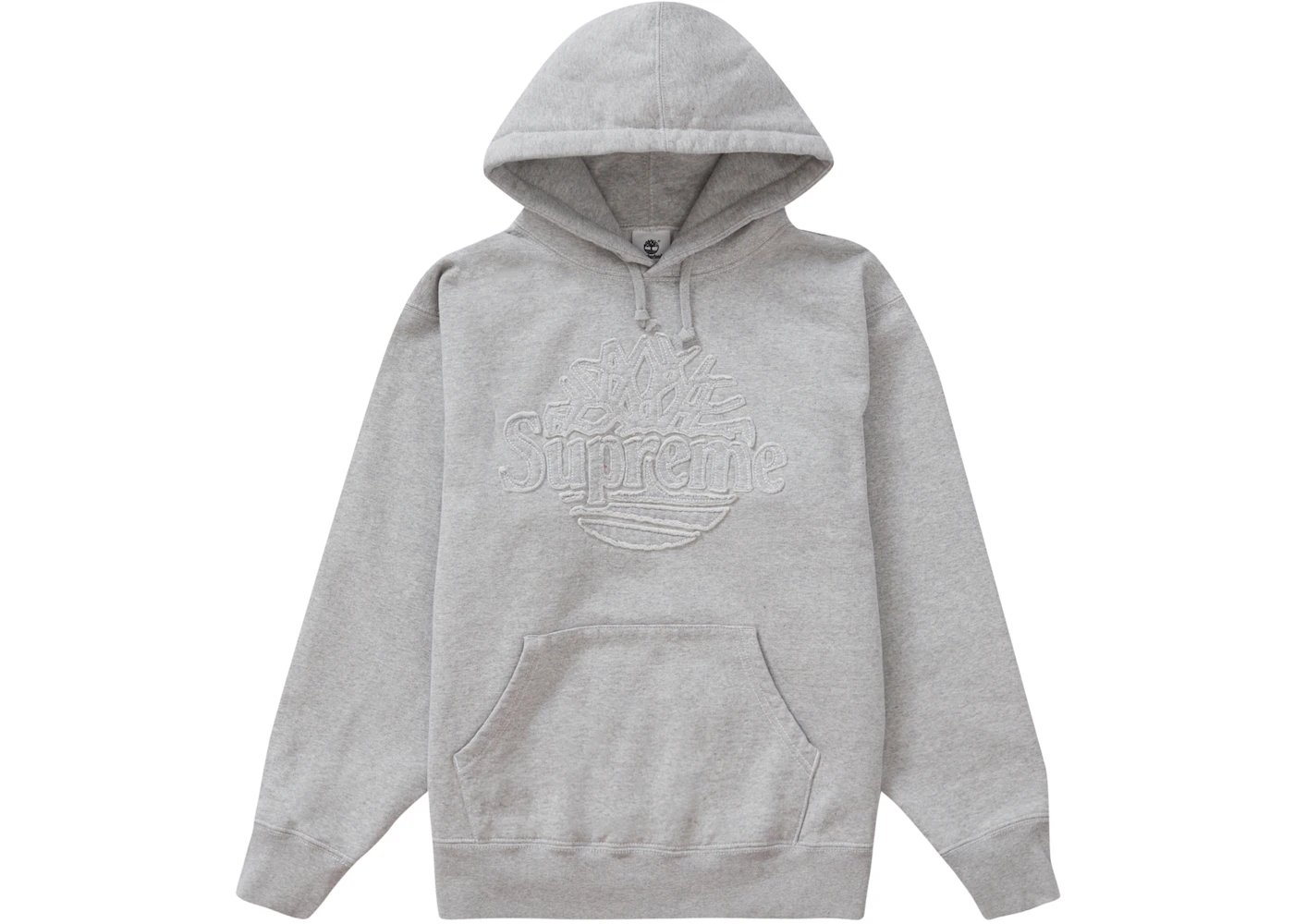 Supreme Timberland Hooded Sweatshirt (SS23) Heather Grey Men's