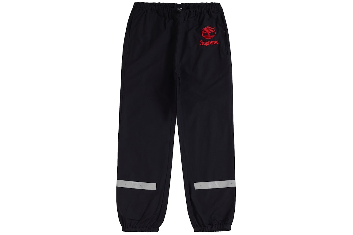 Pre-owned Supreme Timberland Reflective Taping Track Pant Black