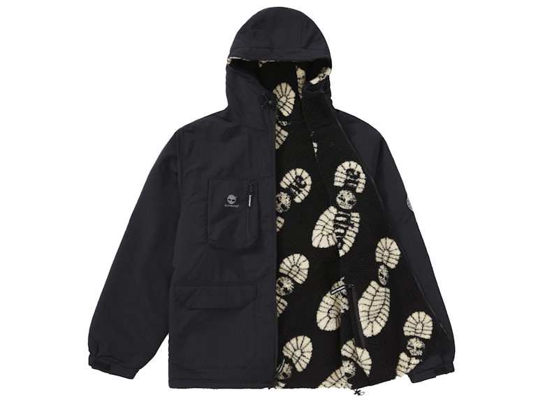 Supreme Timberland Reversible Ripstop Jacket Black Men's - FW21 - US