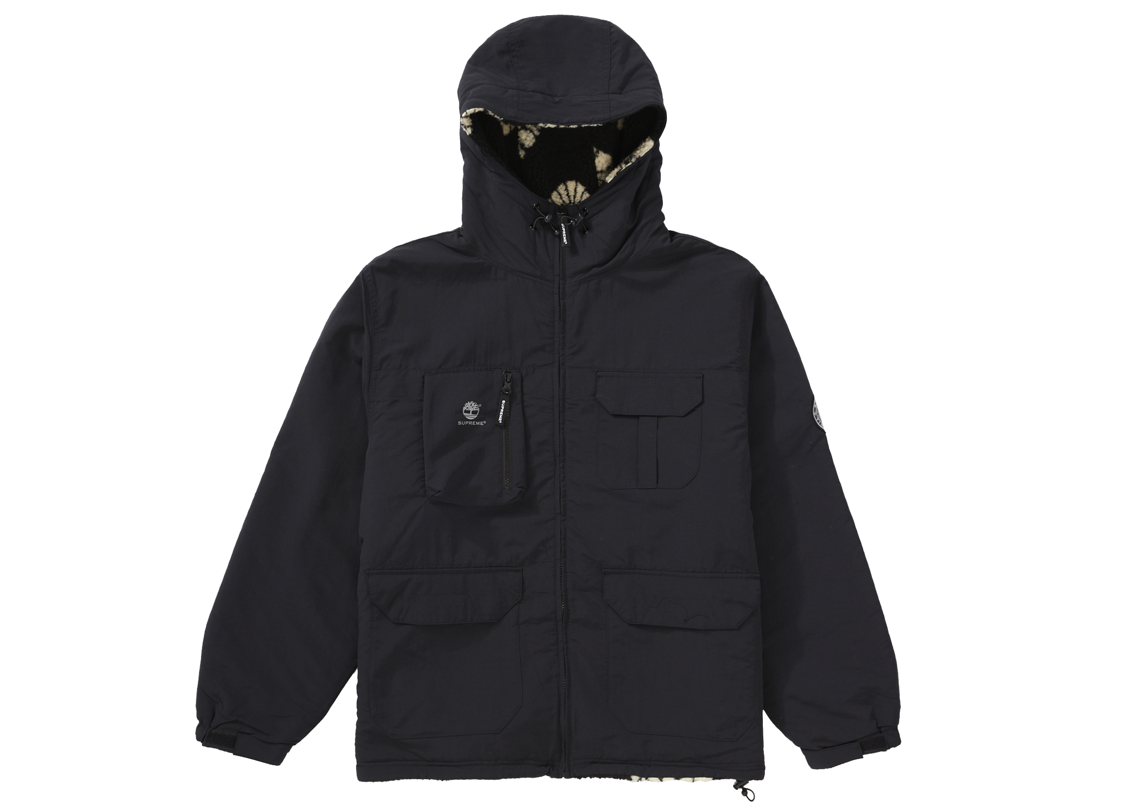 Supreme Timberland Reversible Ripstop Jacket Black