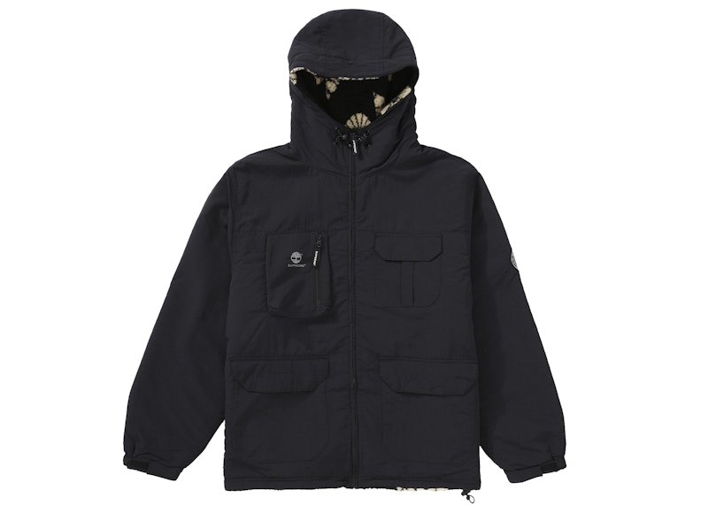 Supreme Timberland Reversible Ripstop Jacket Black Men's - FW21 