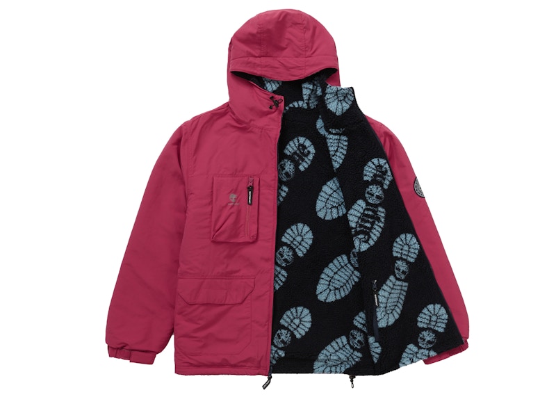 Supreme Timberland Reversible Ripstop Jacket Burgundy Men s FW21