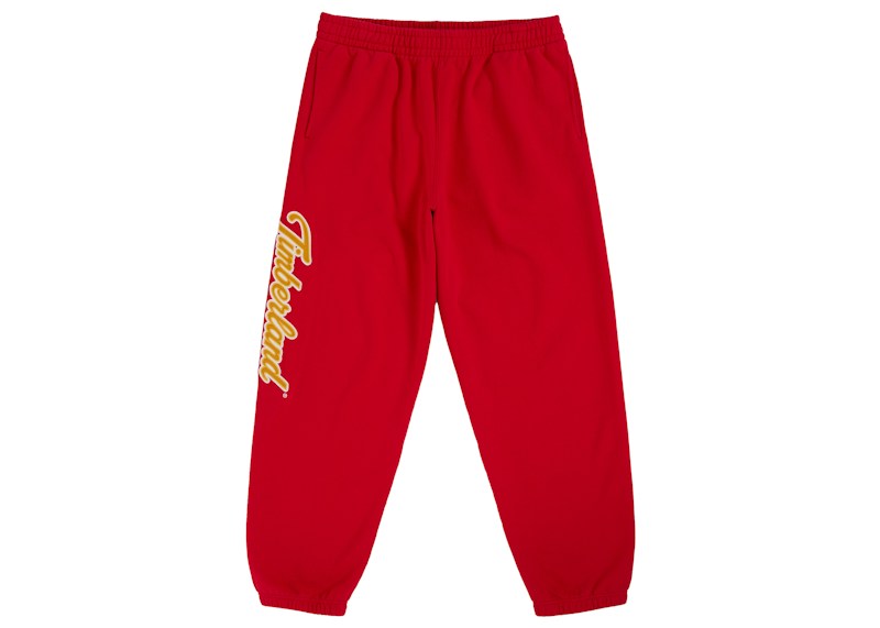 Supreme Timberland Sweatpant Red