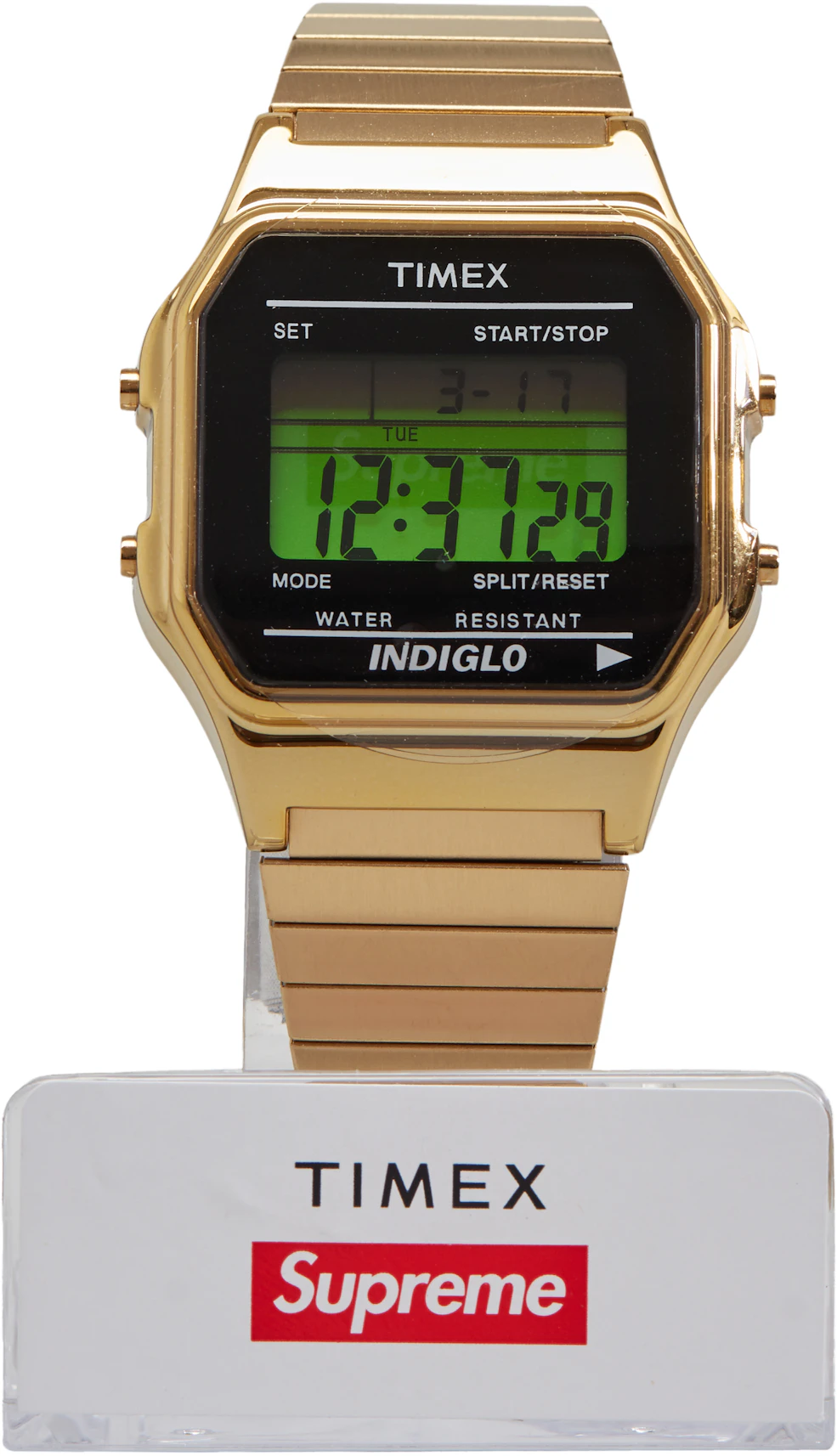 Supreme Timex Digital Watch Gold - FW19 - US