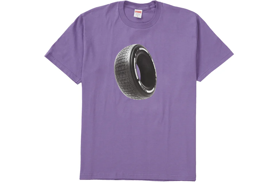 Supreme Tire Tee Purple