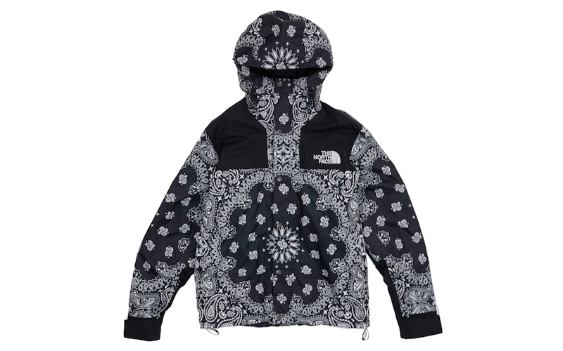 supreme the north face bandana mountain jacket navy