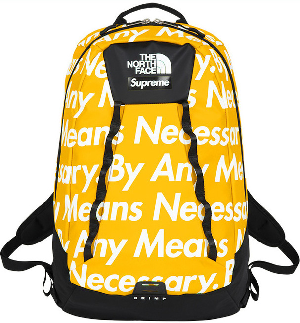 Supreme The North Face Base Camp Crimp Backpack Yellow