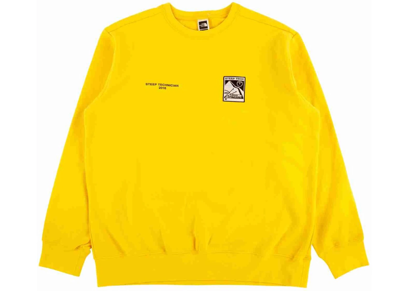 Supreme The North Face Steep Tech Crewneck Yellow Men's SS16 US