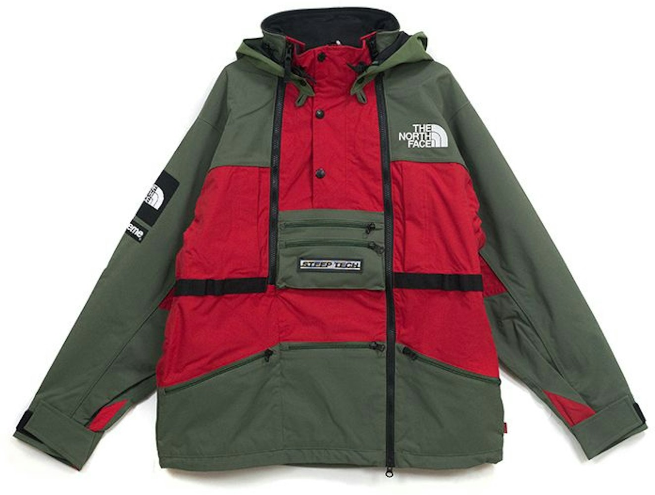 Supreme The North Face Steep Tech Hooded Jacket Olive - SS16