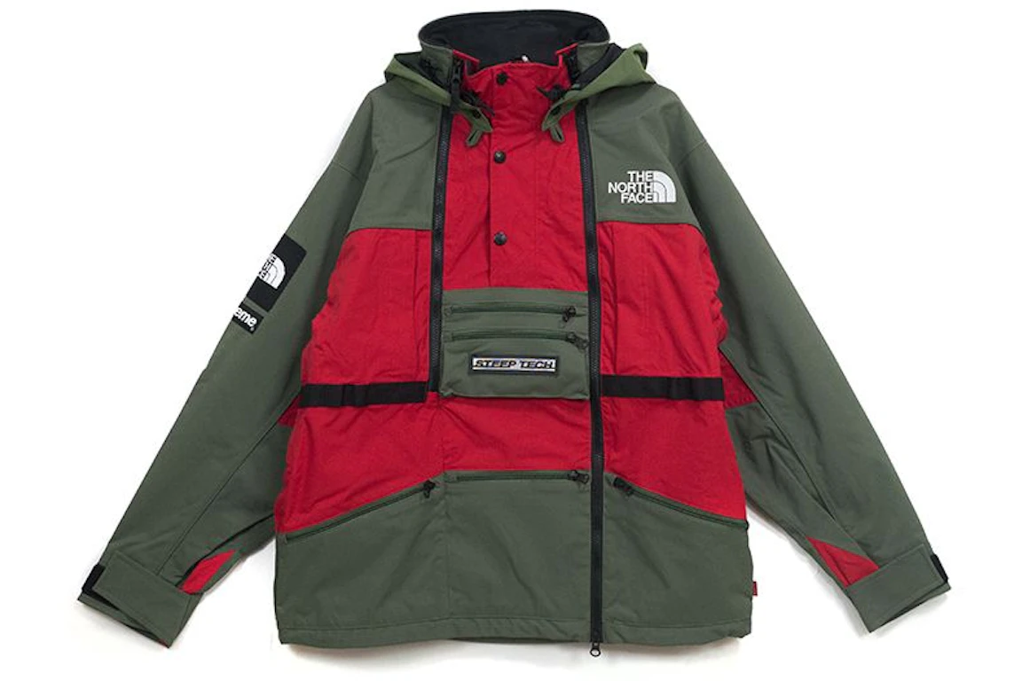 Supreme The North Face Steep Tech Hooded Jacket Olive