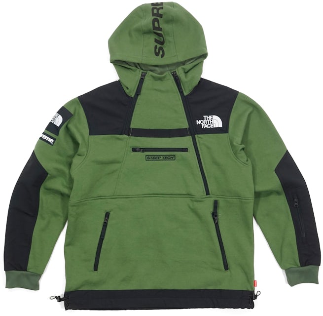 Supreme x The North Face Steep Tech Hoodie - White, Size Medium