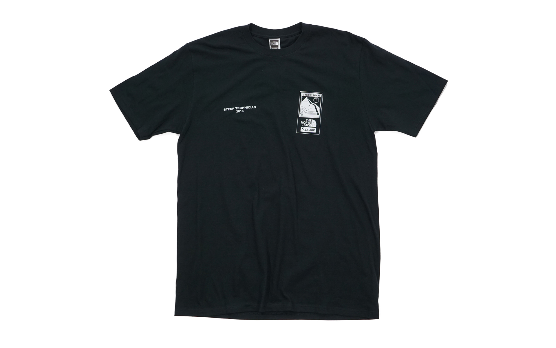 Supreme The North Face Steep Tech T Shirt Black - SS16 - US