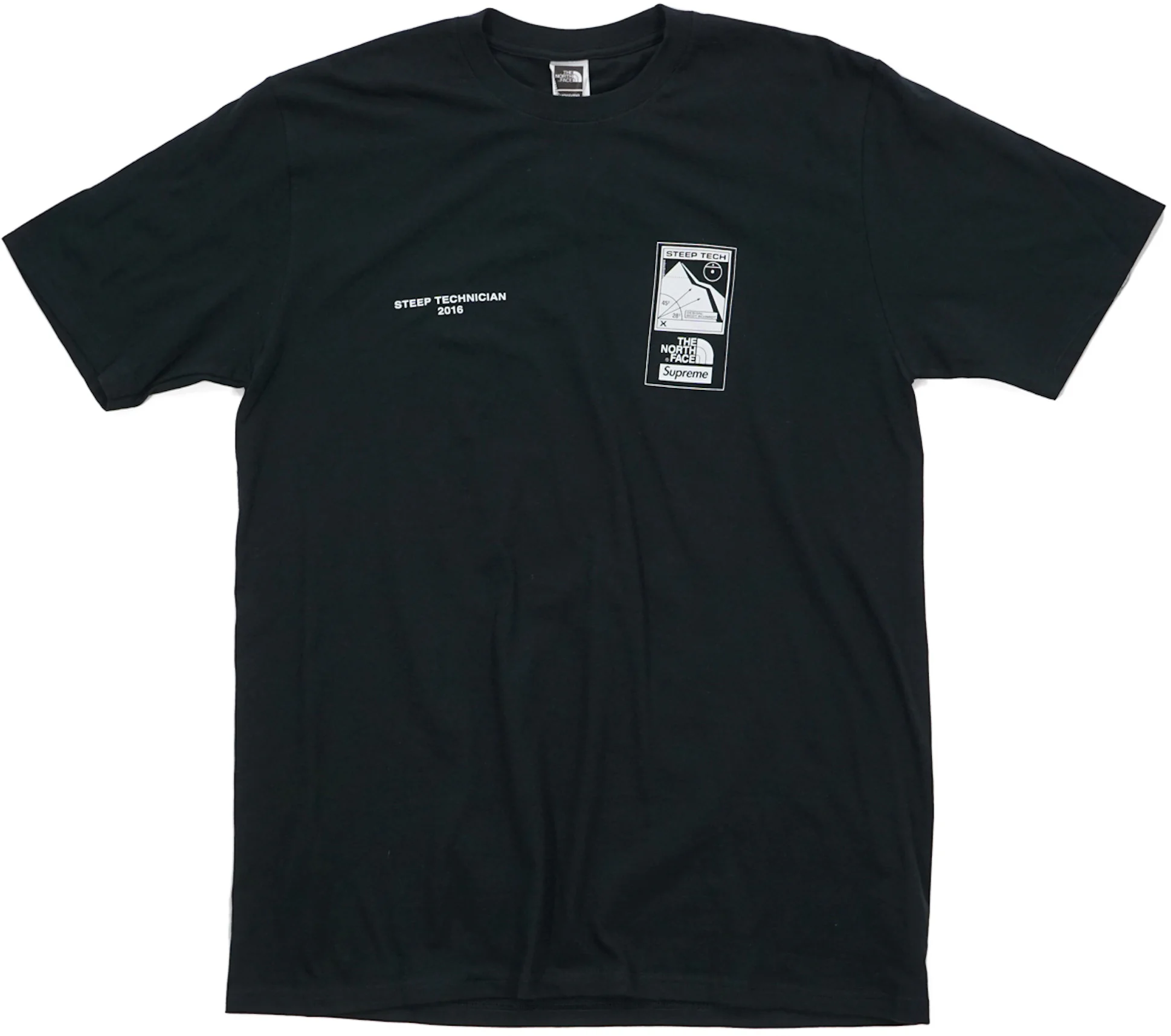 Supreme The North Face Steep Tech T Shirt Black Men's - SS16 - US