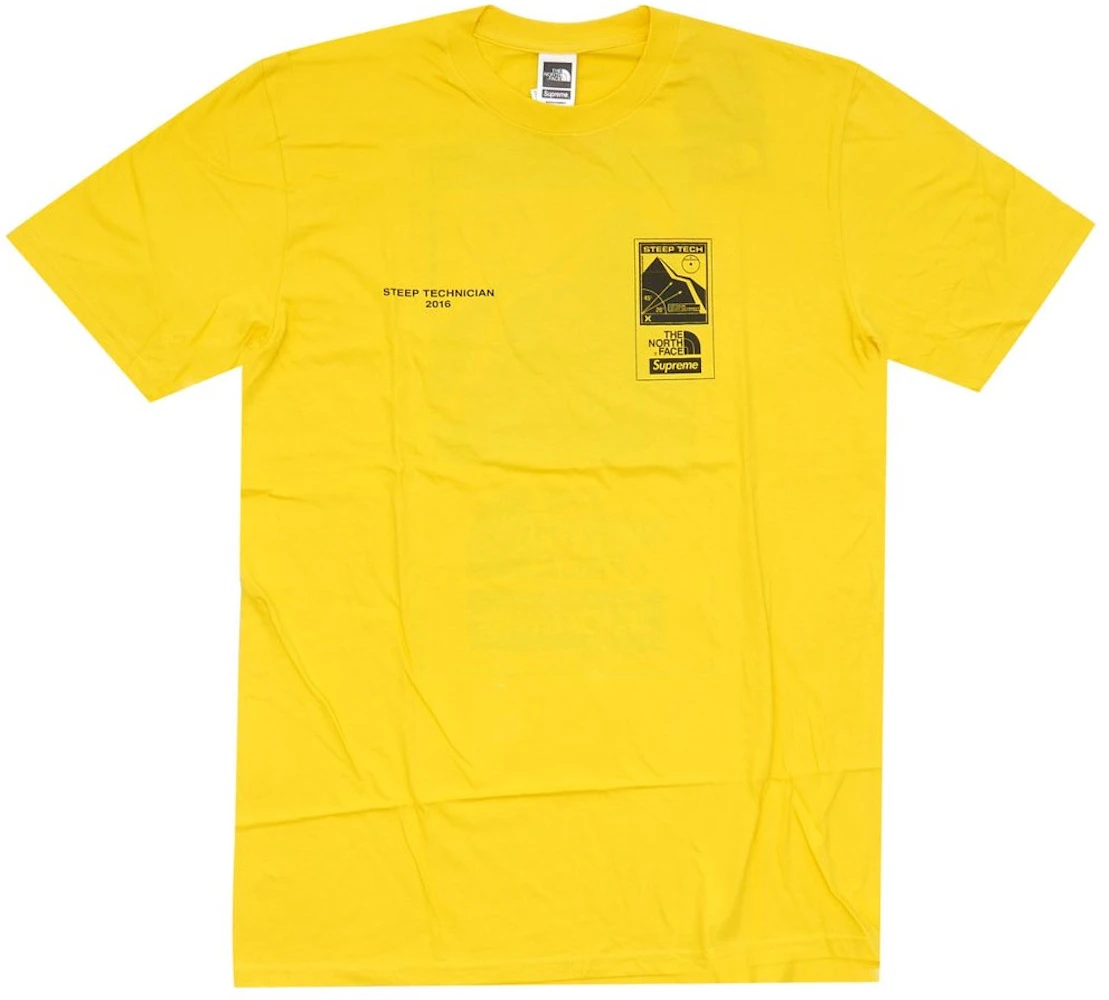 Vergemakkelijken Partina City Aas Supreme The North Face Steep Tech T Shirt Yellow - SS16 メンズ - JP