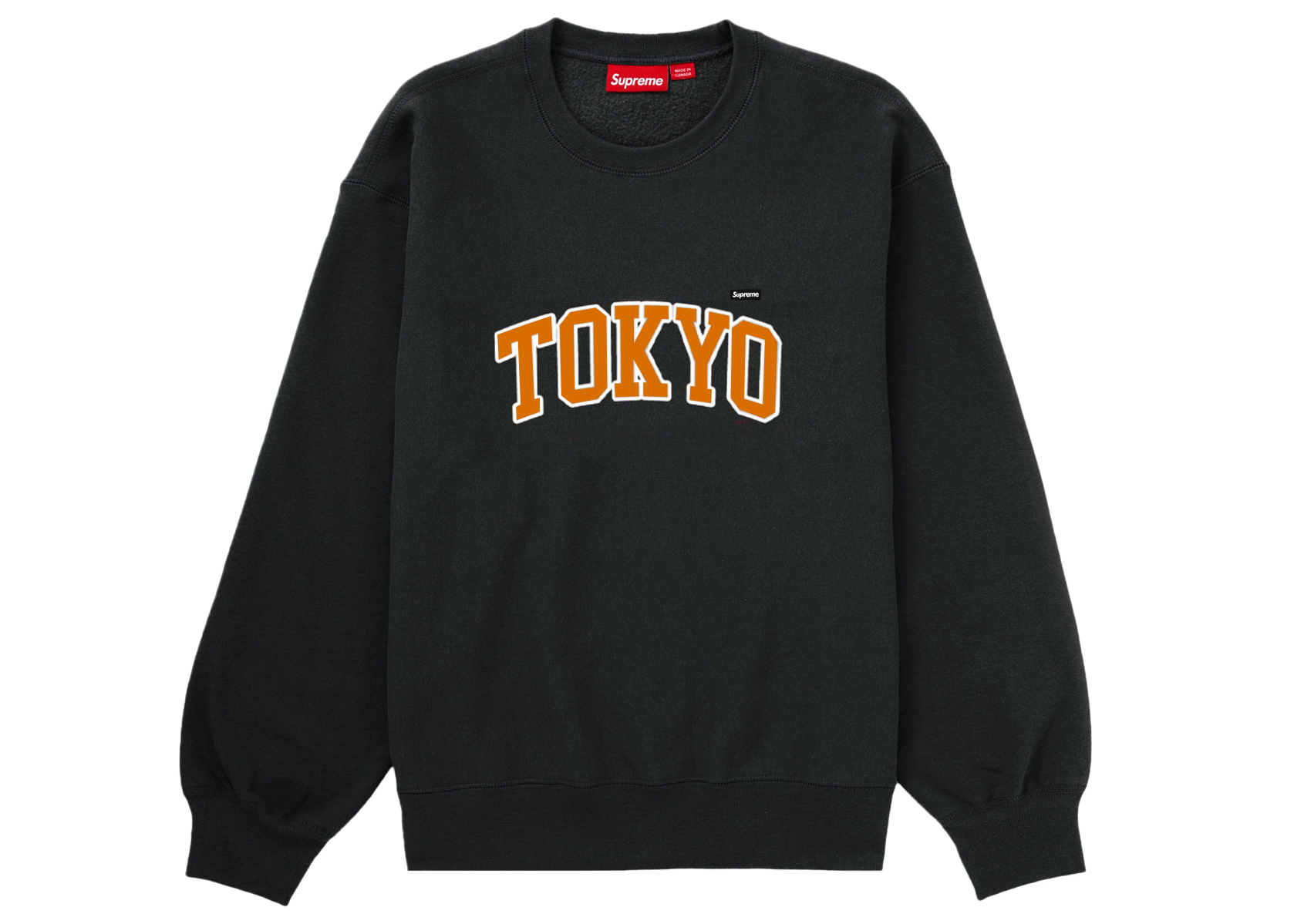 Supreme Tokyo Shop Small Box Crewneck Black メンズ - SS24 - JP
