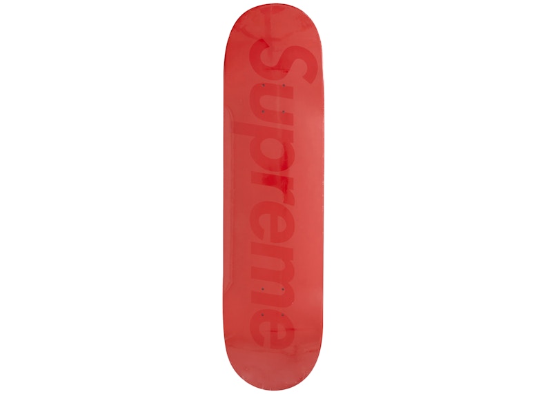 Supreme Tonal Box Logo Skateboard Red-