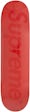 SUPREME SS23 TONAL BOX LOGO SKATEBOARD SET OF 3 BLACK RED WHITE