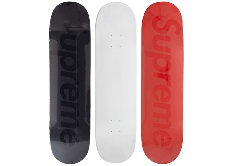 Supreme Tonal Box Logo Skateboard redスケートボード - スケートボード