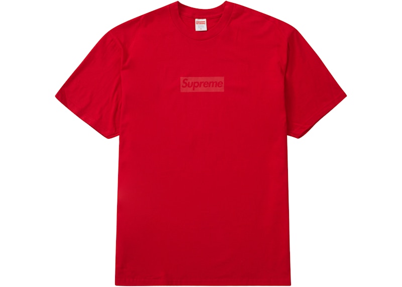 Supreme Tonal Box Logo Tee Red Men's - SS23 - GB