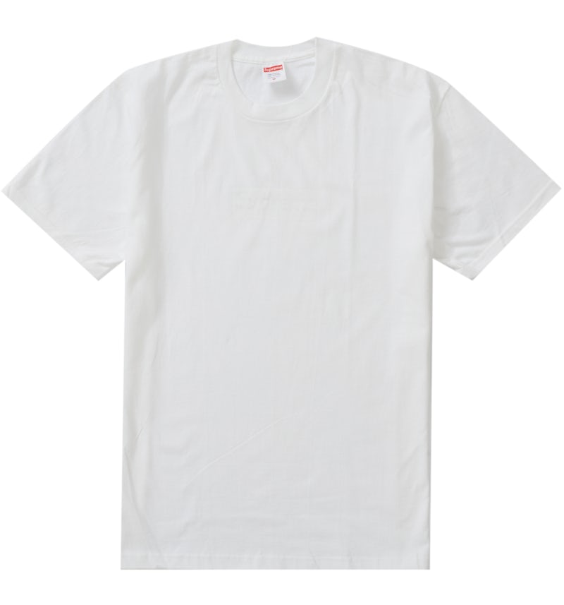 Supreme Tonal Box Logo Tee White Men's SS23 US