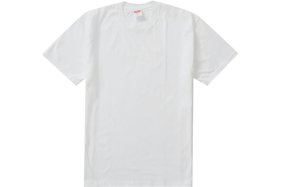 Camiseta Supreme Tonal Box Logo en blanco