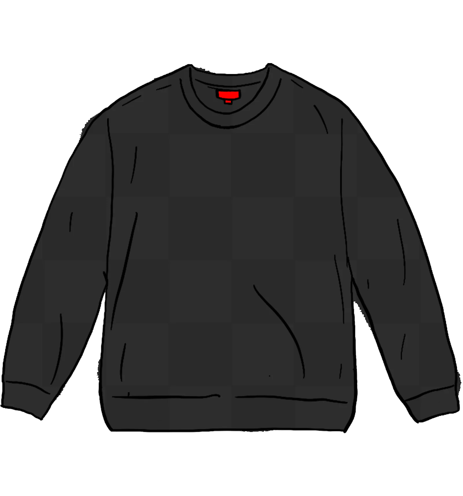 Supreme sweater 2025 black and white