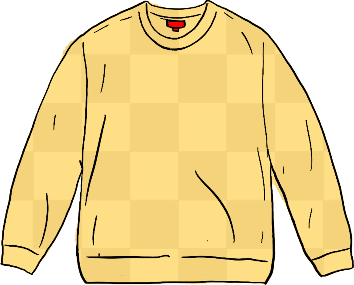 新品★Tonal Checkerboard Small Box Sweater