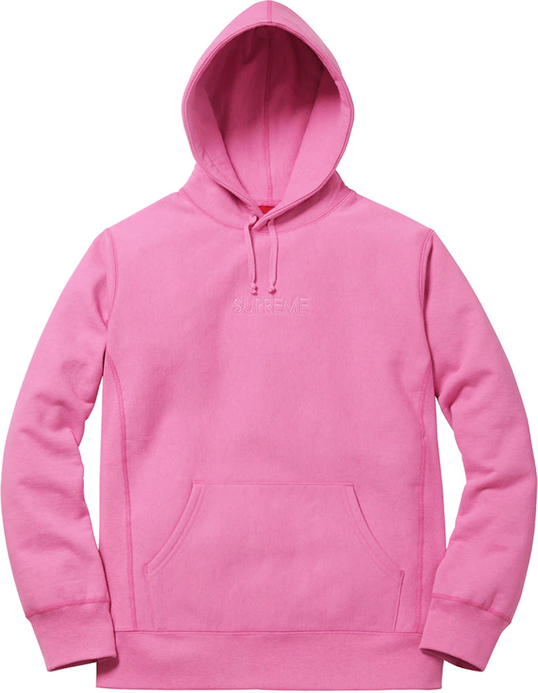 Women's Tonal Embroidered Logo Hoodie in Raspberry Pink
