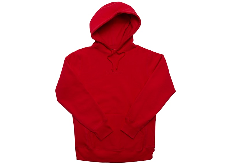 supreme tonal embroidered hoodie