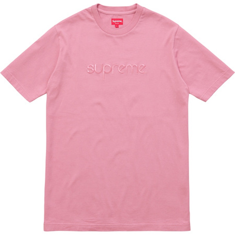 Supreme embroidered shop box logo tee