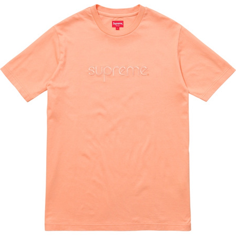 Supreme 2025 peach tee