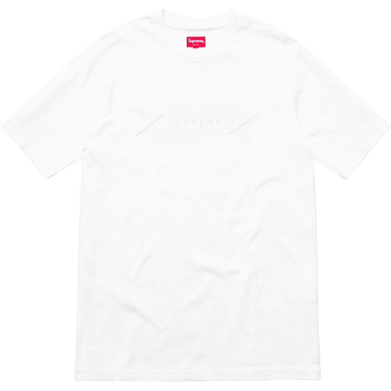 Supreme tonal embroidery tee