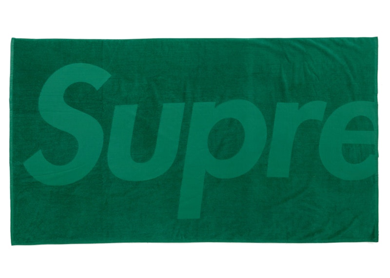 Supreme Terry Logo Hand Towel Red - SS17 - US