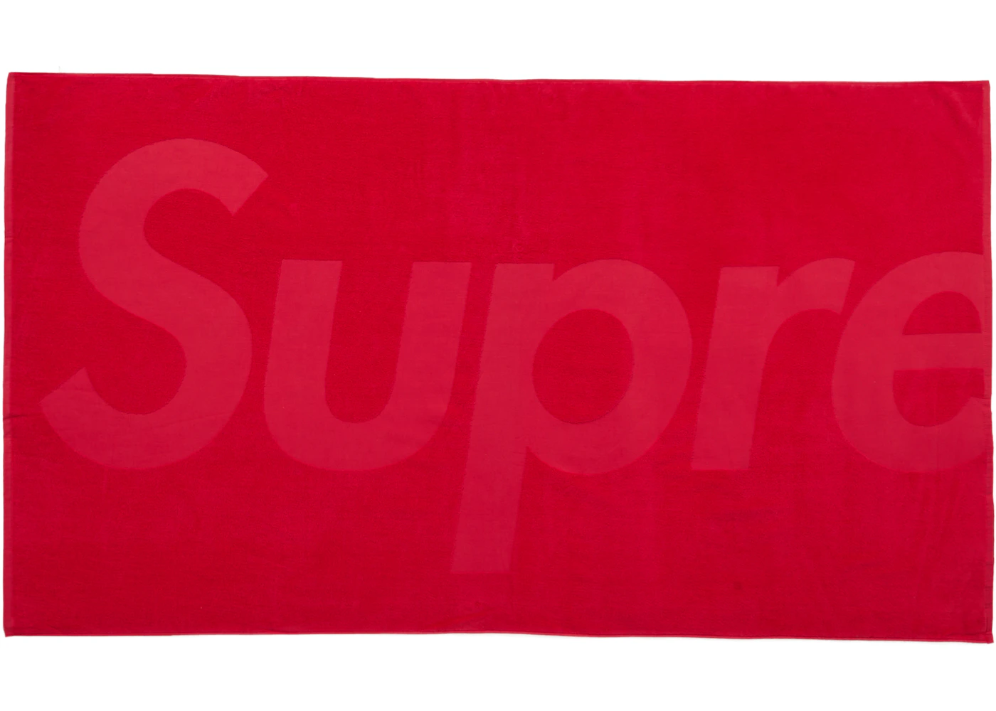 Supreme Tonal Logo Towel Red SS23 US