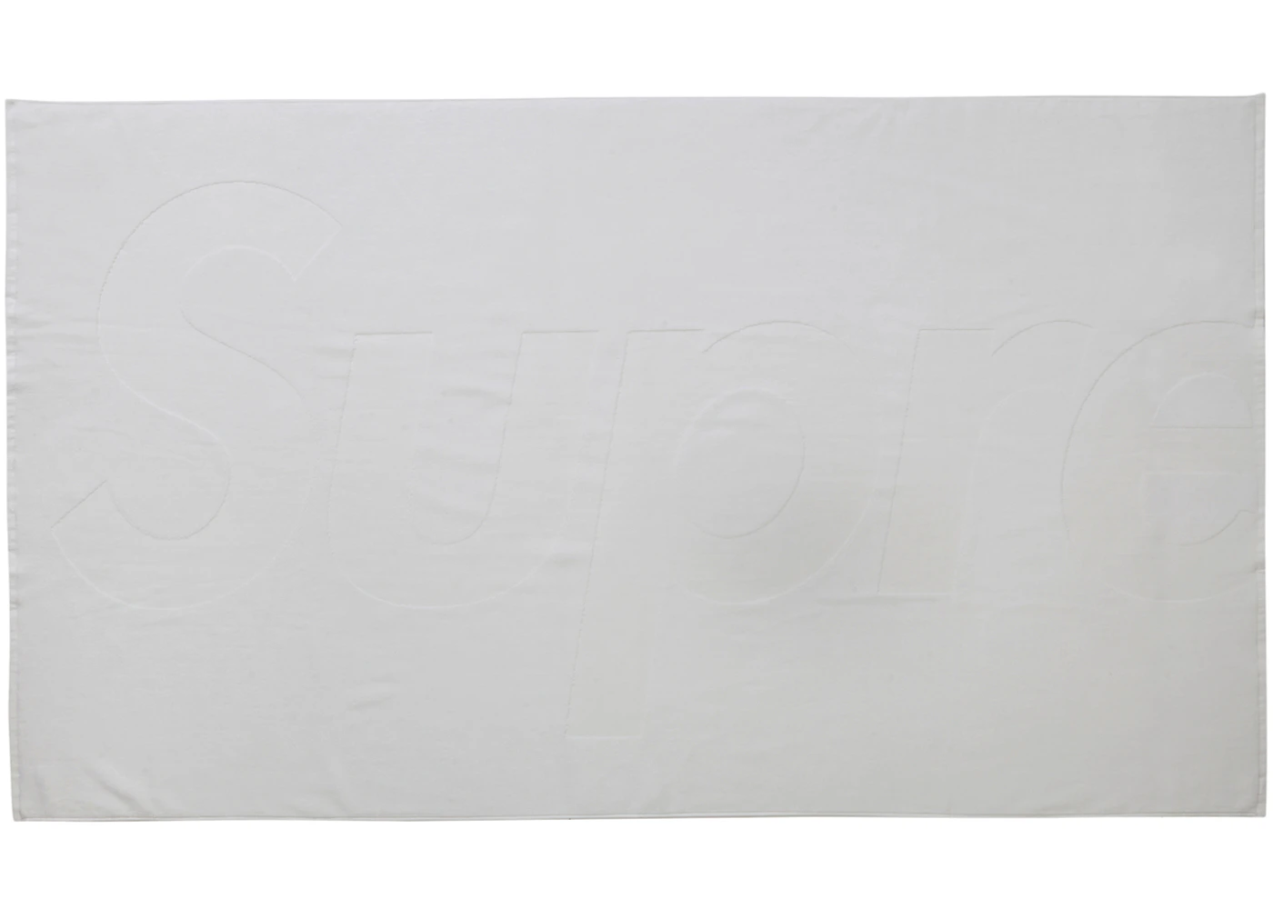 Supreme Tonal Logo Towel (SS24) White SS24 US