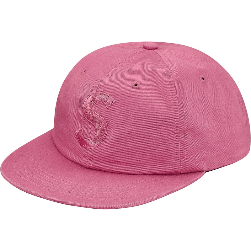 Supreme Tonal S Logo 6-Panel Bright Rose