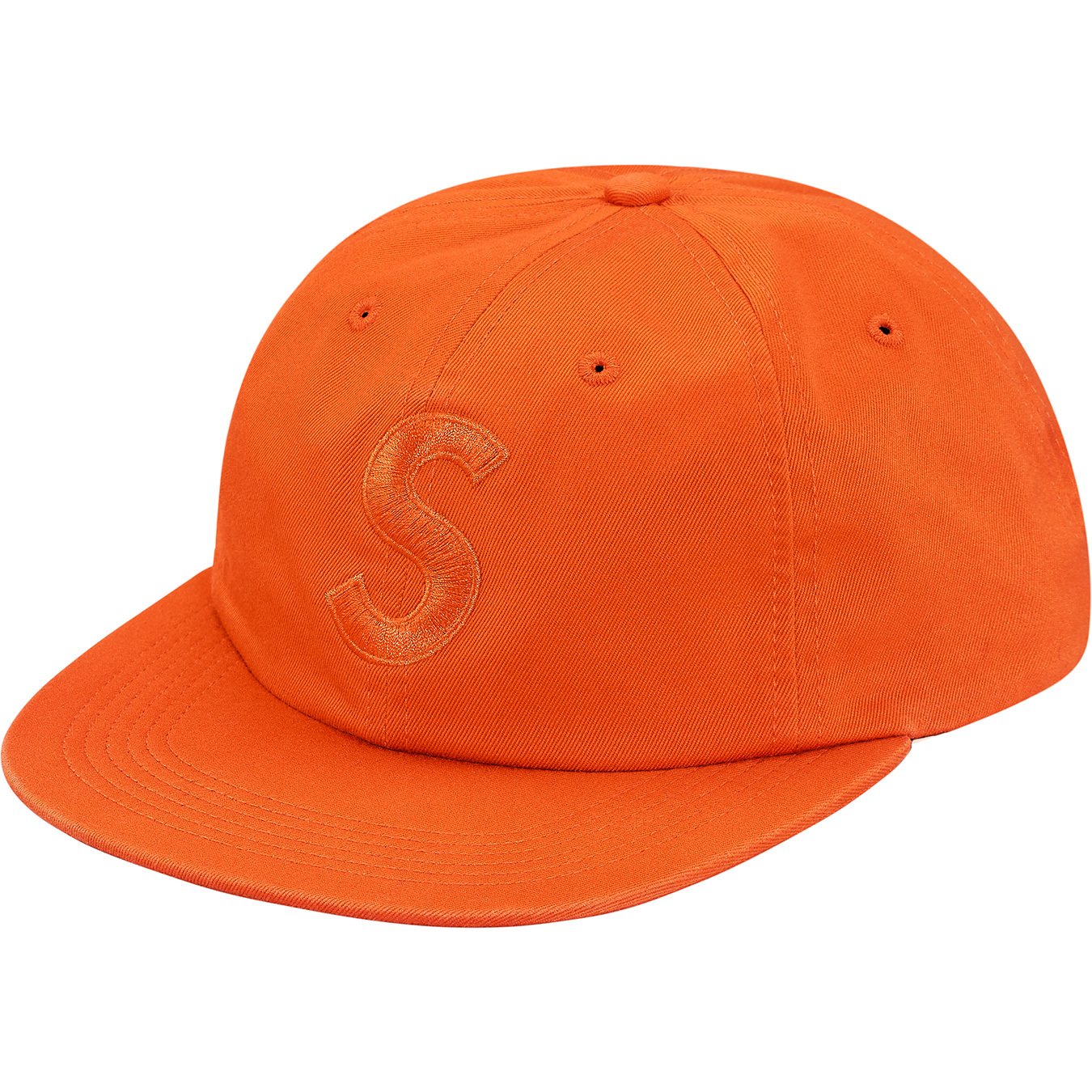 Supreme Tonal S Logo 6-Panel Burnt Orange