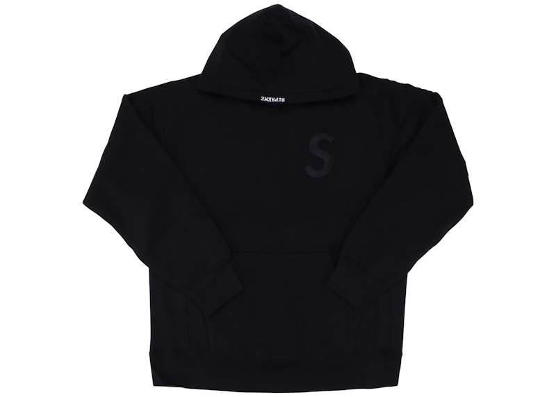 Supreme Tonal S Logo Hoodie Black メンズ - FW17 - JP