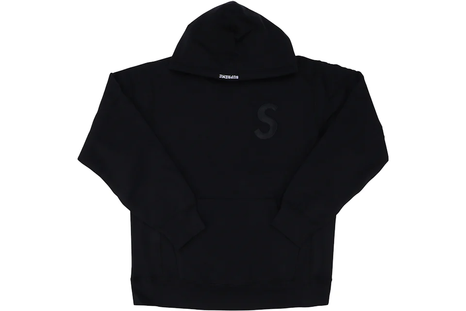 Supreme Tonal S Logo Hoodie Black